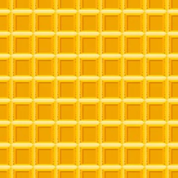 Seamless pattern with waffel texture Stock Illustration