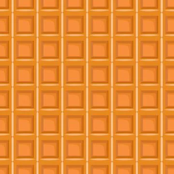 Seamless pattern with waffel texture Stock Illustration