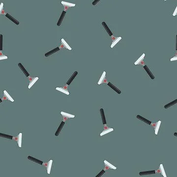 Seamless pattern wall paint scraper cartoon vector Stock Illustration