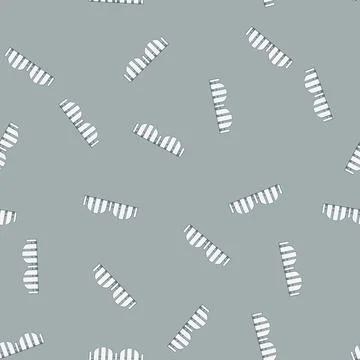 Seamless pattern wall white fence cartoon vector Illustrazione stock