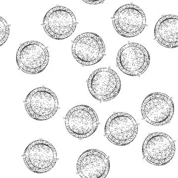 Seamless pattern wallet coin sketch hand drawn 스톡 일러스트