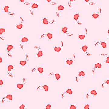 Seamless pattern wallpaper of musical notes Stock Illustration