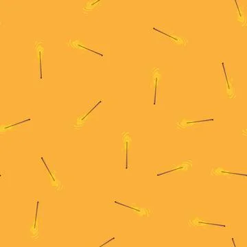 Seamless pattern wand magic stick cartoon vector Stock Illustration