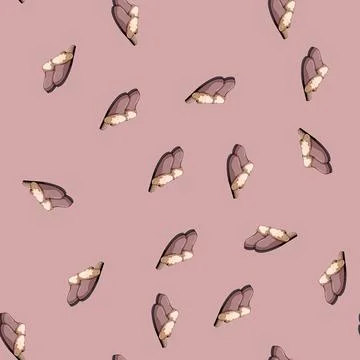 Seamless pattern warm man slippers cartoon vector 스톡 일러스트