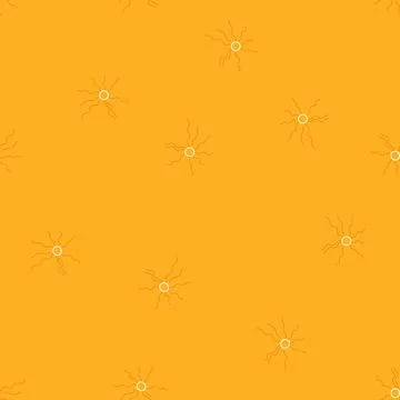 Seamless pattern warmth sun groovy cartoon vector Stock Illustration