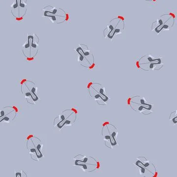 Seamless pattern warrior spartan helmet cartoon vector Stock Illustration