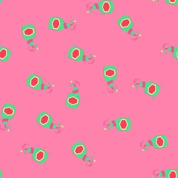 Seamless pattern wash bathroom cleaner cartoon vector Stock Illustration