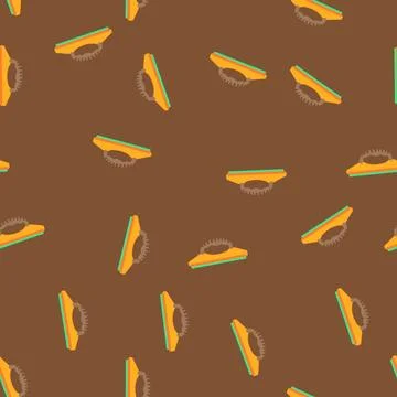 Seamless pattern wash squeegee glass cartoon vector Stock Illustration