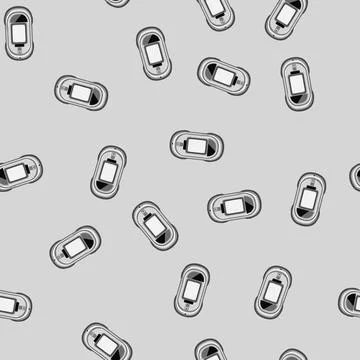 Seamless pattern washing glass cleaning robot cartoon vector Stock Illustration