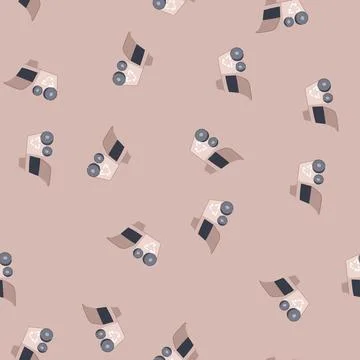 Seamless pattern waste mini robot sorting trash cartoon vector 스톡 일러스트