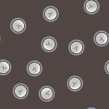 Seamless pattern watch wall clock cartoon vector 스톡 일러스트