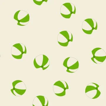 Seamless pattern water beach ball cartoon vector Stock Illustration