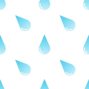 Seamless pattern with water drop. World water day. Card for your design.Water Stock Illustration