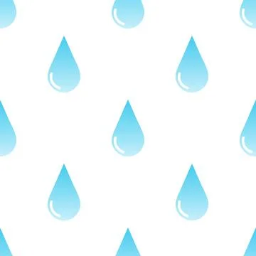 Seamless pattern with water drop. World water day. Card for your design.Water Stock Illustration