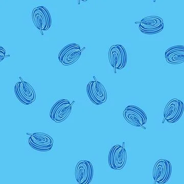 Seamless pattern water garden hose cartoon vector Stockillustratie
