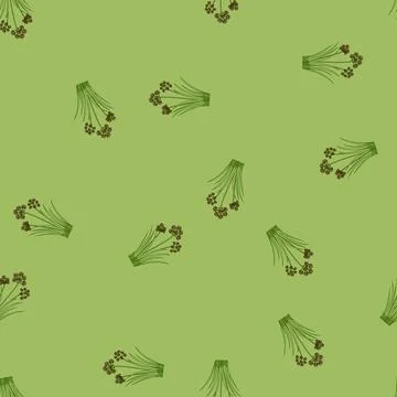 Seamless pattern water lake plant cartoon vector Stock Illustration