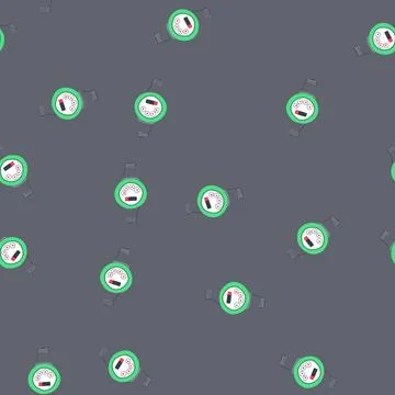 Seamless pattern water meter measuring tap consumption indicating utility Illustrazione stock