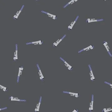 Seamless pattern water pipe wrench cartoon vector Stock Illustration