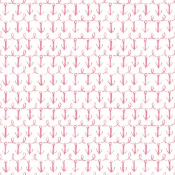 Seamless pattern with watercolor element Stock Illustration