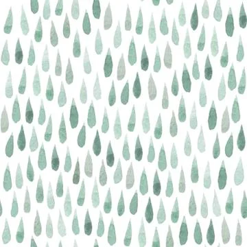 Seamless pattern with watercolor element Stock Illustration