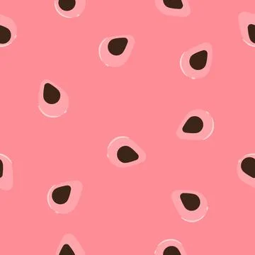 Seamless pattern with watermelon pulp texture 库存插图