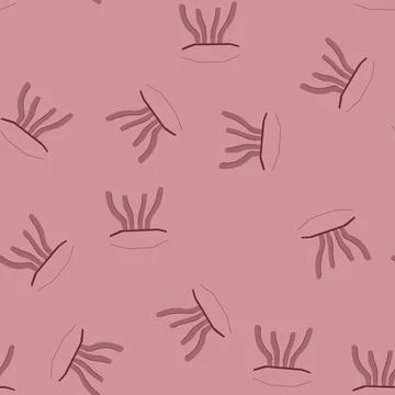 Seamless pattern waterproof plastic table cartoon vector Stock Illustration