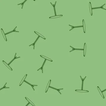 Seamless pattern waterproof plastic table cartoon vector Stock Illustration