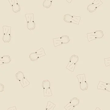 Seamless pattern waterproof shoe bag cartoon vector Stock Illustration