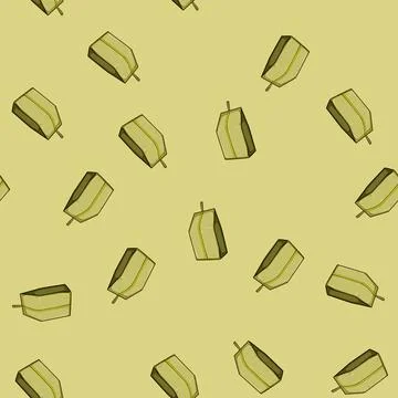 Seamless pattern waterproof shoe bag cartoon vector Stock Illustration
