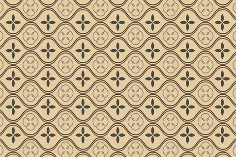 Seamless pattern wave background Illustrazione stock