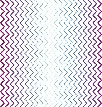 Seamless Pattern Wave Curly Zig Zag Lines Illustration Design. Vector EPS 10. Stock Illustration