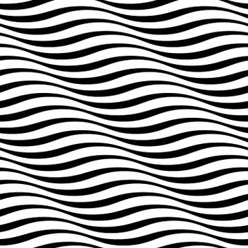 Seamless pattern wave Stock Illustration