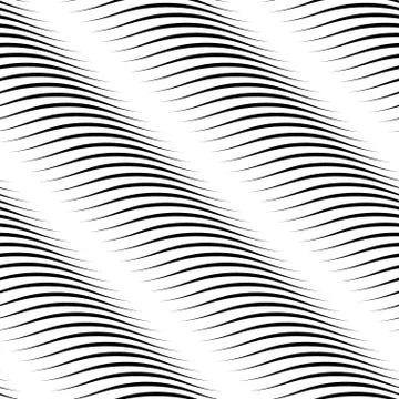 Seamless pattern wave Stock Illustration