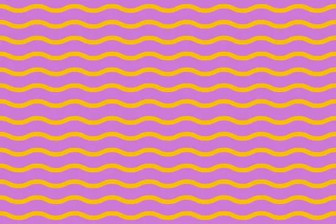 Seamless pattern with waves. Hand drawn trendy flat style wavy pattern. Illustrazione stock