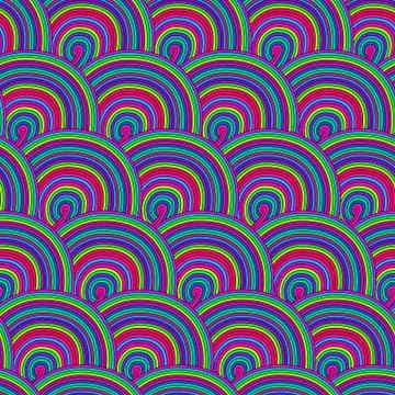 Seamless pattern with waves. seamless wave hand-drawn pattern, waves backgrou Stock Illustration