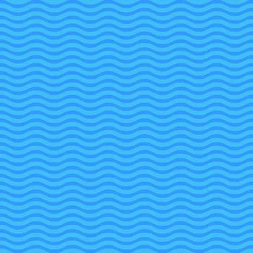 Seamless pattern wavy line vector illustration, horizontal texture wave simpl Illustrazione stock