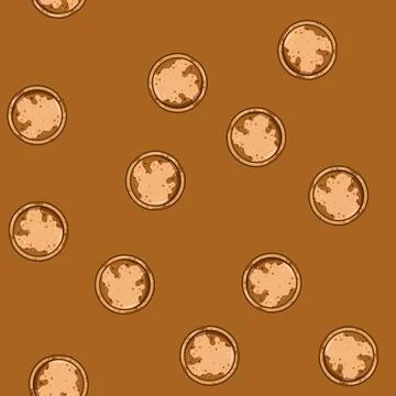 Seamless pattern wd40 rusty screw head cartoon vector Stock Illustration