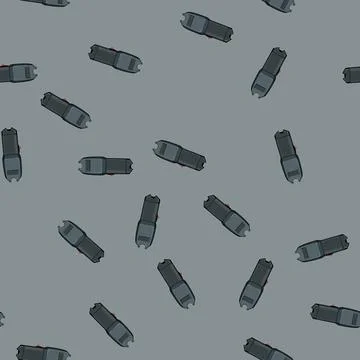Seamless pattern weapon taser gun cartoon vector イラスト素材