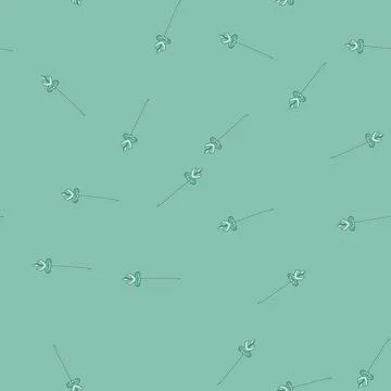 Seamless pattern weapon trident magic cartoon vector 스톡 일러스트