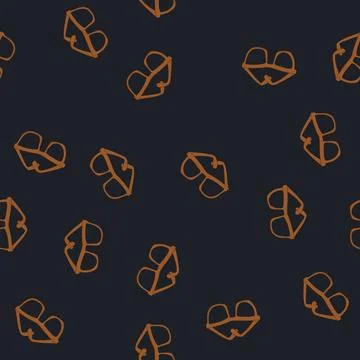 Seamless pattern wearable glasses for the blind cartoon vector Stock Illustration