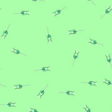 Seamless pattern weather rain gauge cartoon vector イラスト素材