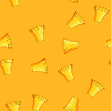 Seamless pattern web bell cartoon vector color sign イラスト素材