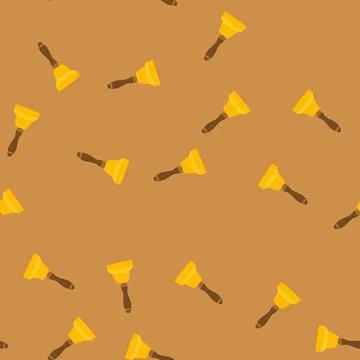 Seamless pattern web bell cartoon vector イラスト素材