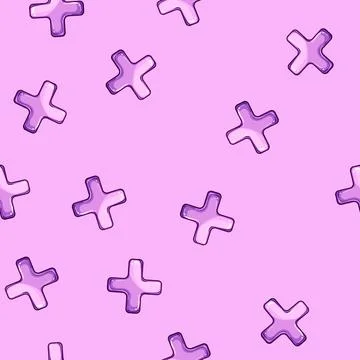 Seamless pattern web glass button cartoon vector Stock Illustration