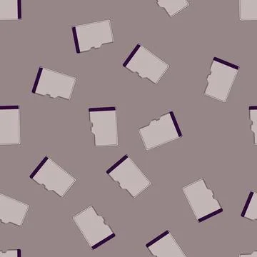 Seamless pattern web memory card cartoon vector Stockillustratie