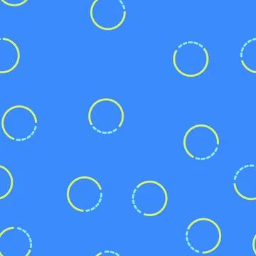 Seamless pattern website progress bar round cartoon vector Illustrazione stock