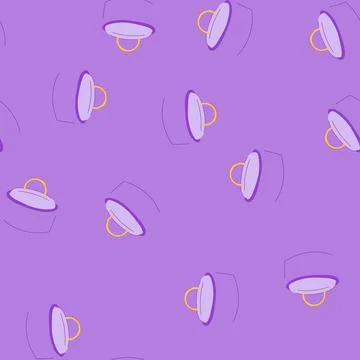Seamless pattern wedding proposal ring box cartoon vector 库存插图