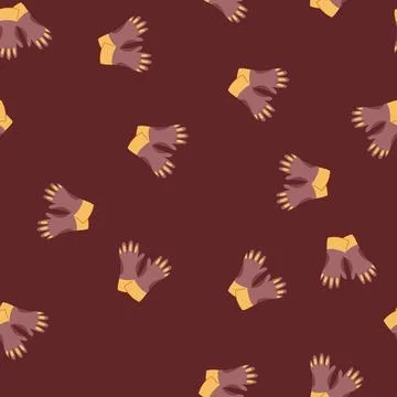 Seamless pattern welder gloves welding cartoon vector Illustrazione stock