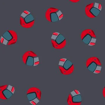 Seamless pattern welder helmet welding cartoon vector Illustrazione stock