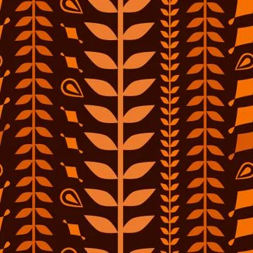 Seamless pattern with wheat Stock Illustration